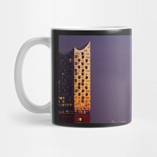 Elbphilharmonie, dusk, evening, Hamburg Mug